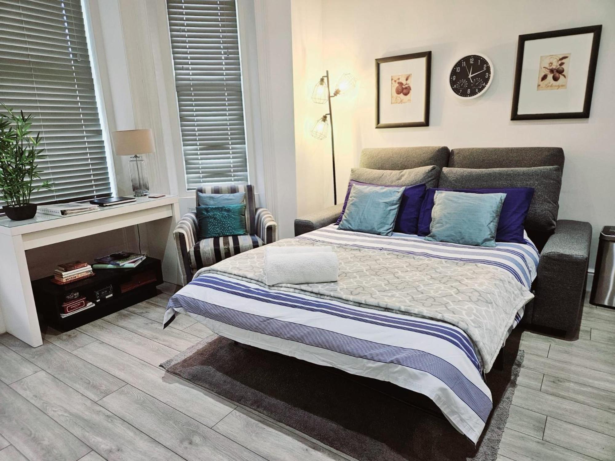 Stylish Apartment In Victorian Conversion Free Parking & Private Patio Close To Beach Town Centre & Bic 伯恩茅斯 外观 照片
